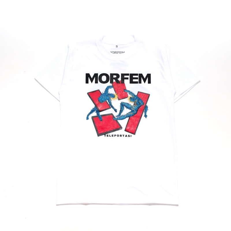 ORIGINAL tshirt MORFEM - TELEPORTASI (white)