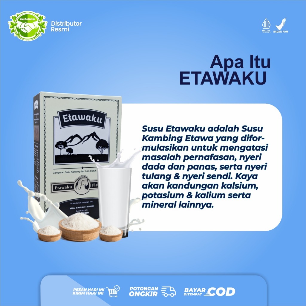 

Paket 2 Box Etawaku Platinum - Ampuh Sembuhkan Sesak Nafas Tanpa Susu Asma Susu Batuk Susu Tuberkulosis Susu Nyeri Dada Susu Sendi Susu Asam Urat Susu Kolesterol Susu Pernapasan Susu Pernafasan Susu Tulang Susu Tulang Susu Sendi Obat Asam Urat Obat Sendi