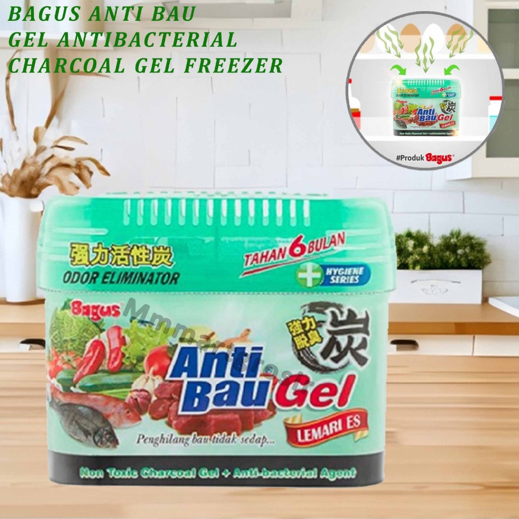Bagus Anti Bau / Pengharum Gel lemari Es / Gel Pengharum Kulkas / 180gr