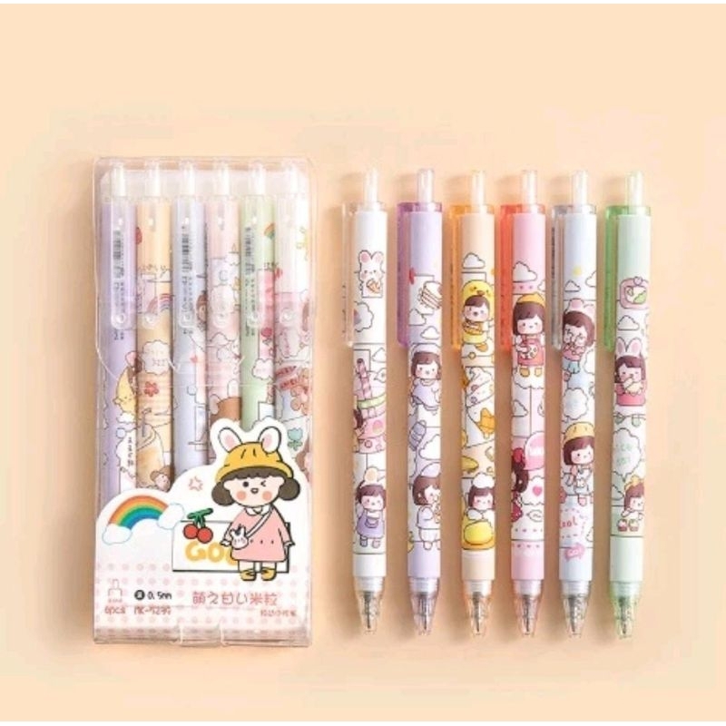 

pulpen gel mekanik lucu / ballpoint karakter lucu