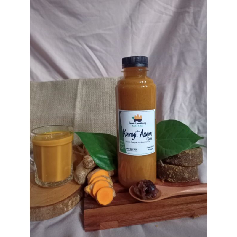 

Jamu Kunyit Asem Sirih 250 ml | Jamu bude Yatmi Palmerah