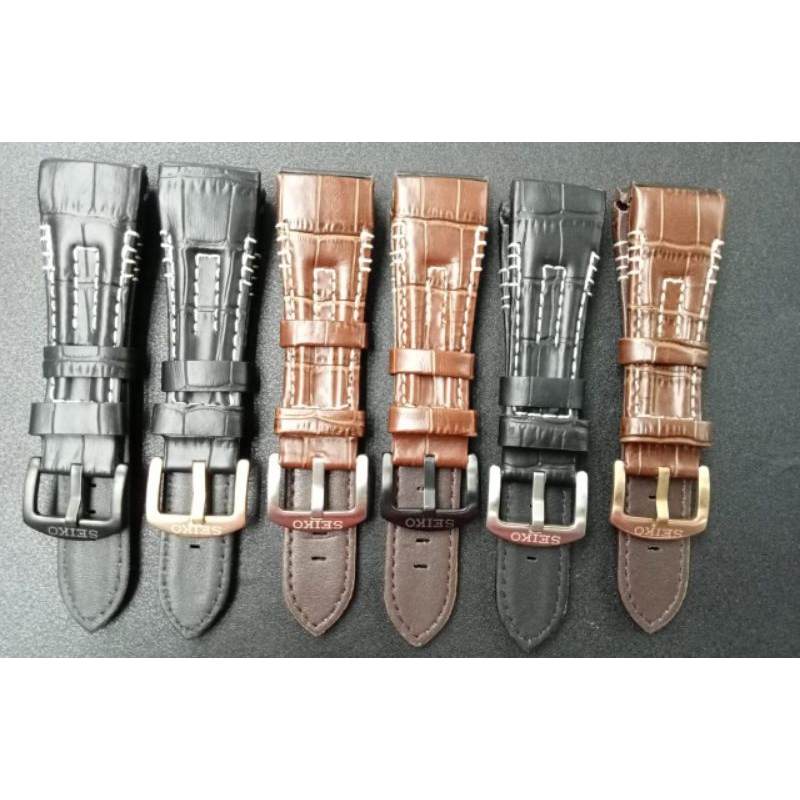 Tali kulit jam tangan saiko tali jam Seiko Velantura 26MM