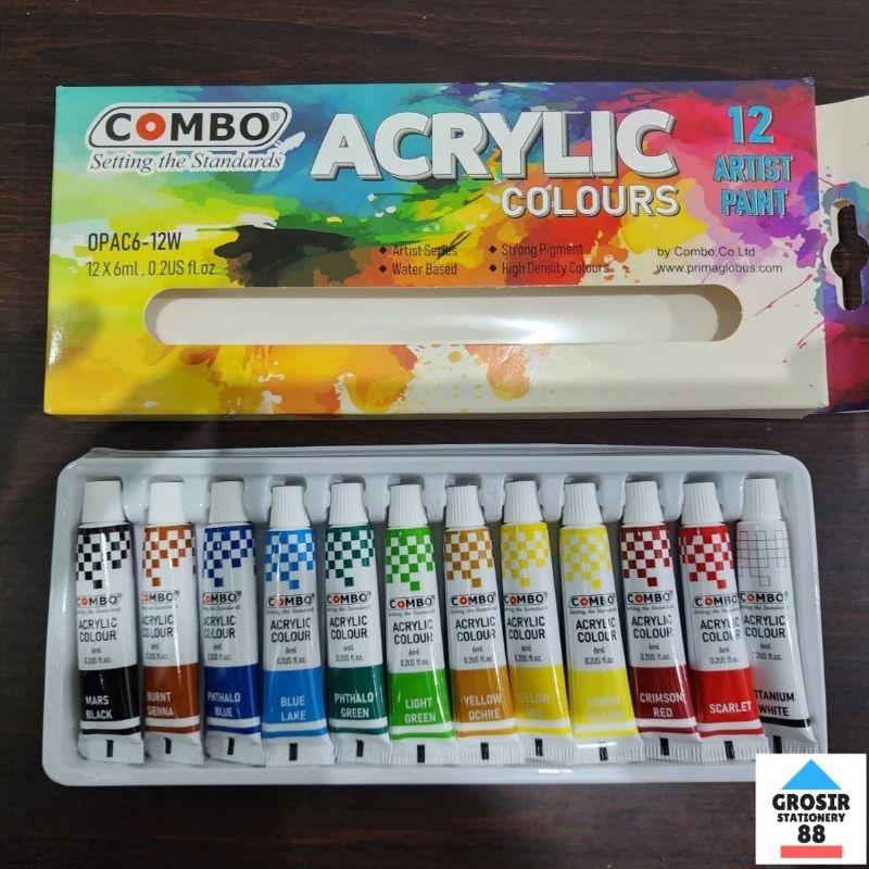 

Cat Aklirik COMBO 12 Warna