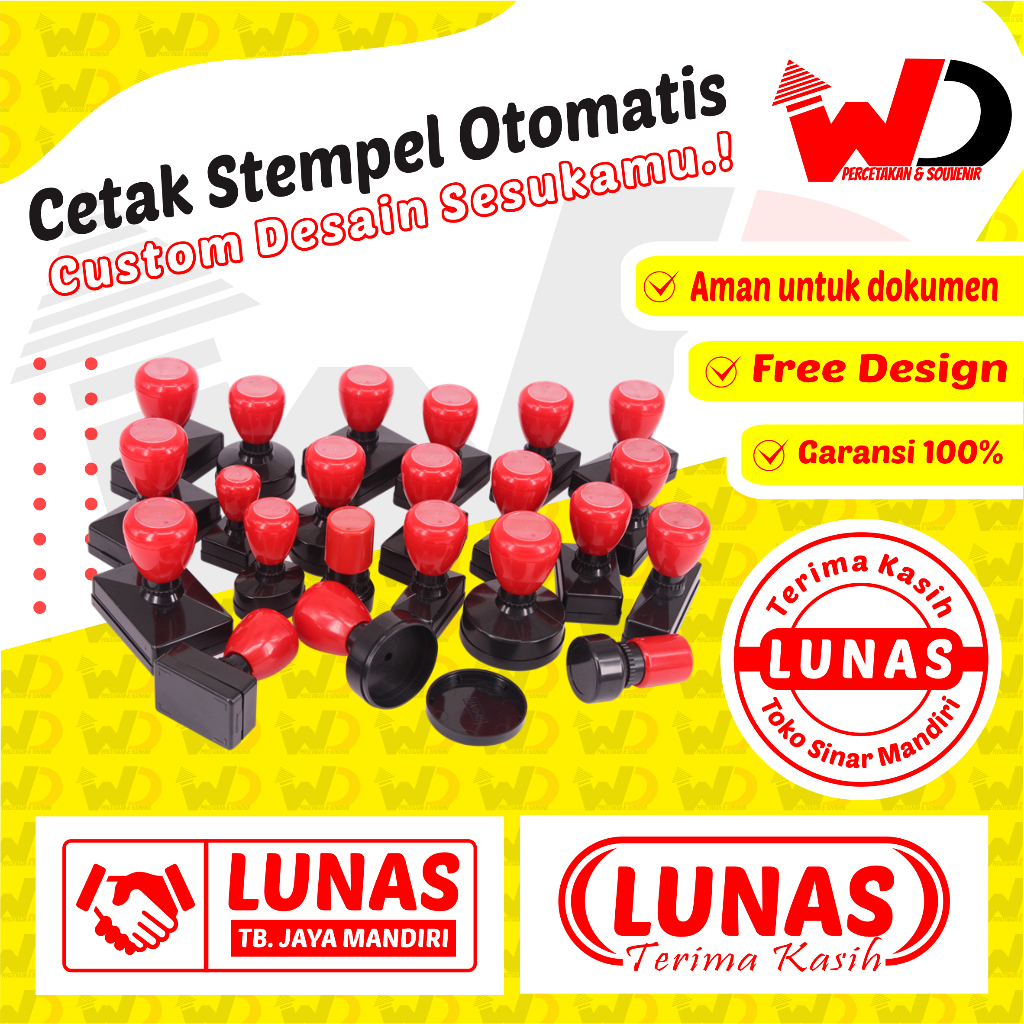 

cetak stempel flash otomatis custom
