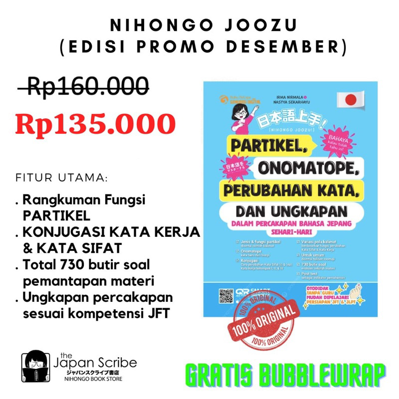 Nihongo Joozu Buku Partikel Bahasa Jepang