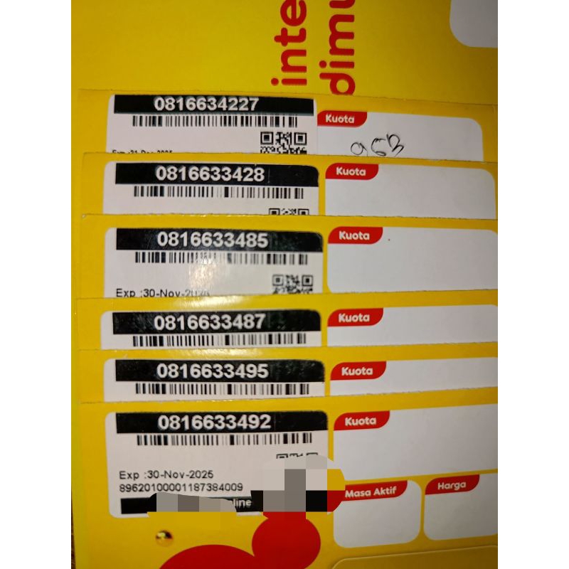 nomor cantik Indosat 10 digit