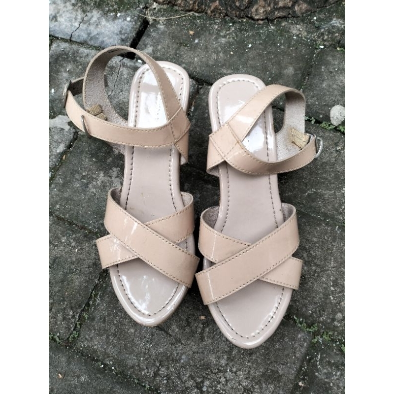 wedges wanita homyped sandal tali wanita sandal wanita hak tinggi sandal preloved branded sandal hom