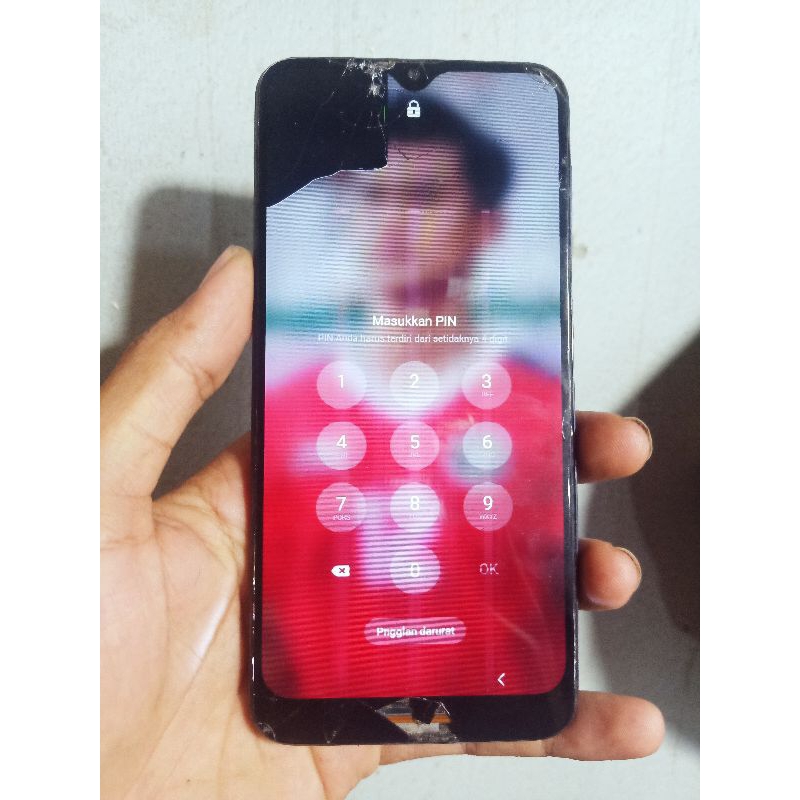 Samsung A20 minus lcd mesin normal
