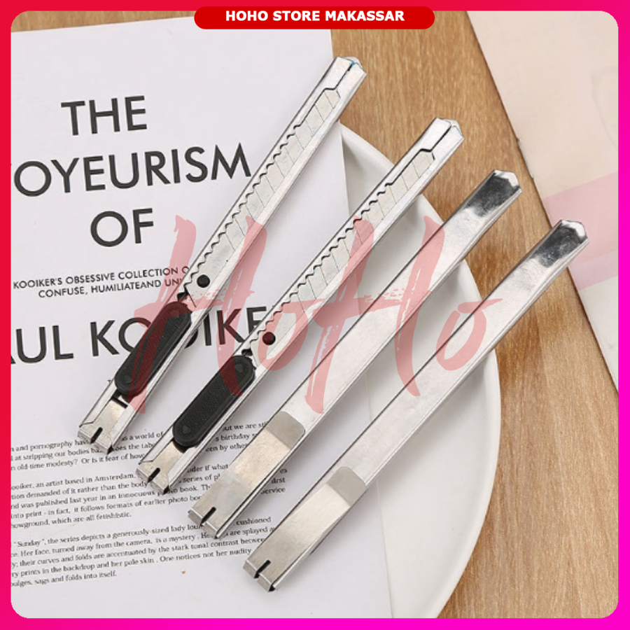 

Cutter Stainless Silet Polos Pemotong Kertas Paper Cutter Minimalis - CUTS1
