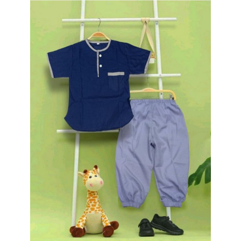 Baju Koko Anak Laki Laki 1-7 Tahun 2024 Terbaru Setelan Koko Anak Laki Laki Polos