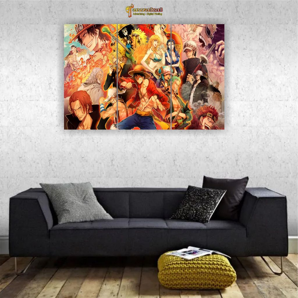 Hiasan Dinding ONE PIECE 1 Set 3Pcs