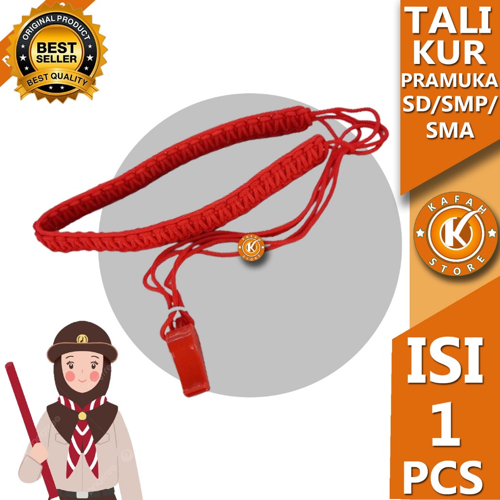 TALI PELUIT / TALI KUR PRAMUKA SD SMP kafah store
