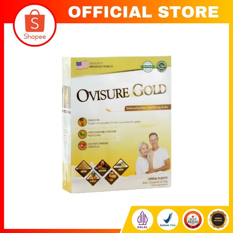 

Susu Ovisure Gold Original Suplemen Kesehatan Tulang Sendi