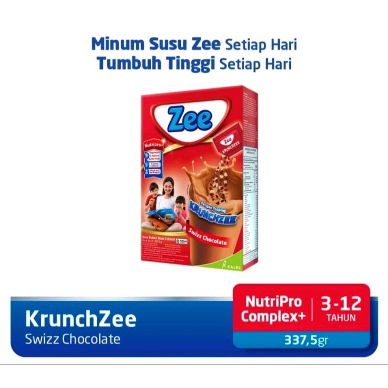 

Zee KrunchZee coklat/vanila susu bubuk 337.5gr