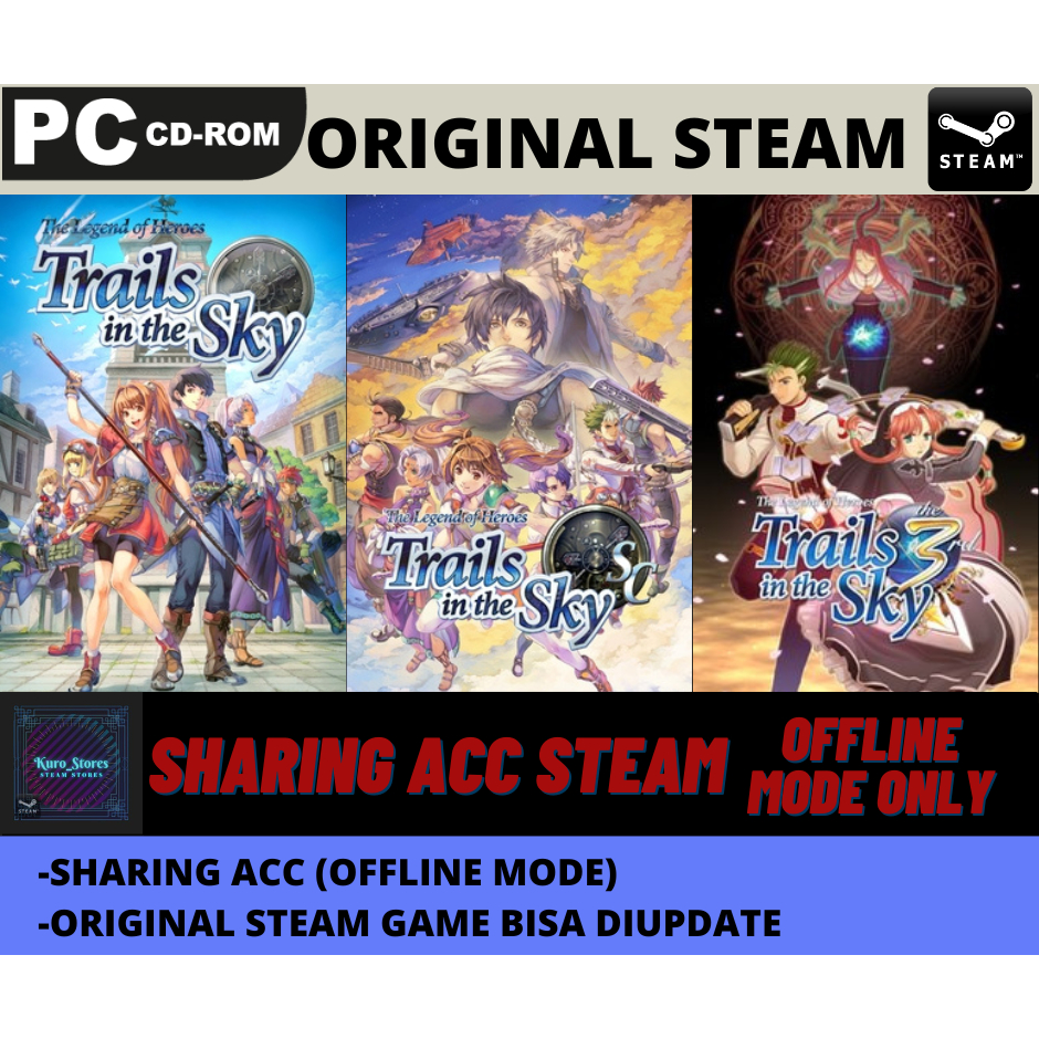 The Legend of Heroes Trails in the Sky Series PC Game Sharing Original