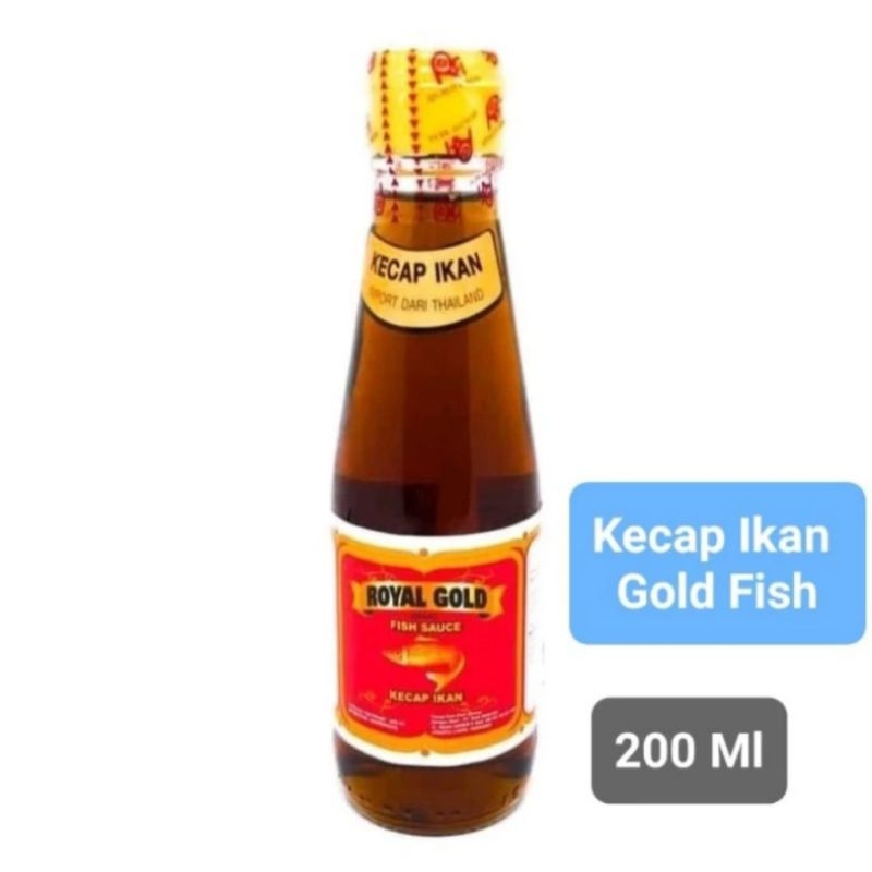 

Kecap Ikan Royal Gold Fish Sauce Botol 200 Ml