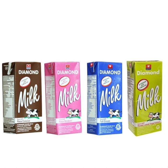 

Diamond Milk SUSU UHT 200ml KOTAK