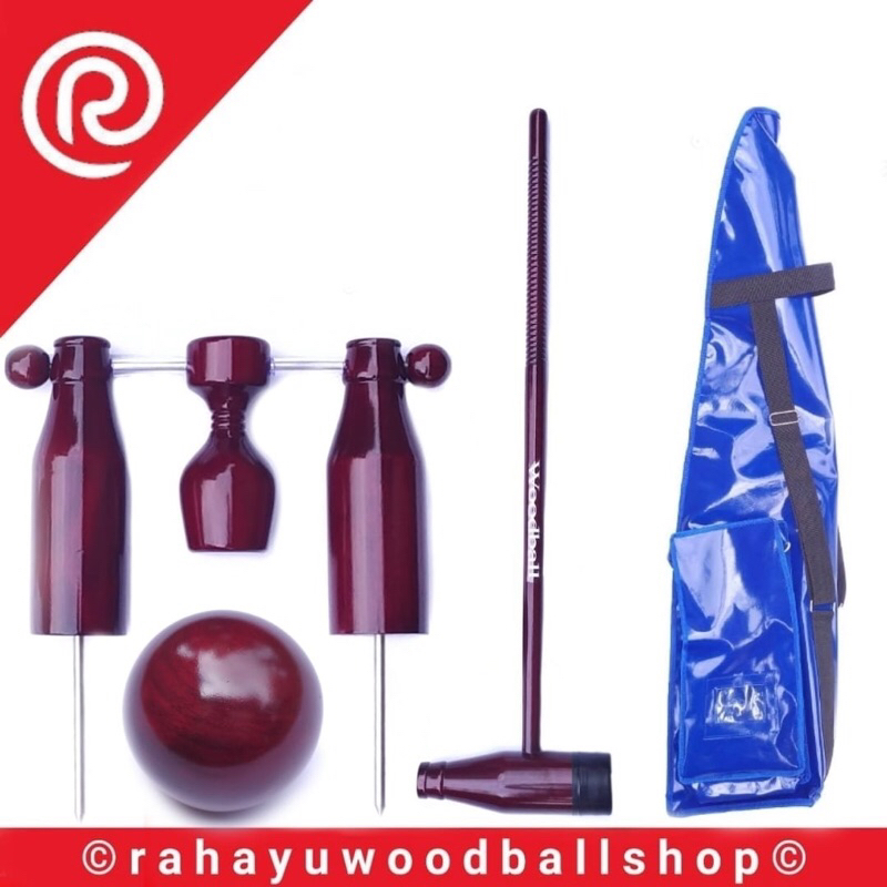 Woodball  - Alat Woodball set - Mallet - Gate - Bola