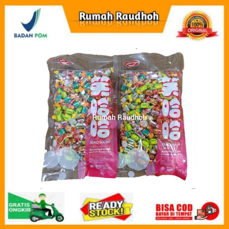 

PERMEN NARAYA XIAO HA HA ASSORTED CANDY 500 GRAM - OLEH OLEH HAJI DAN UMROH