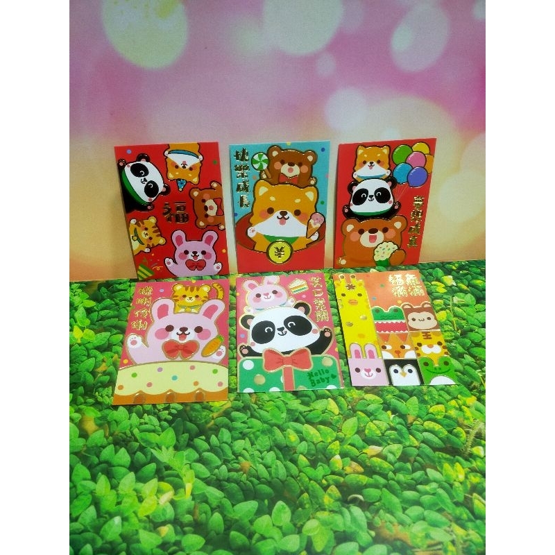 

angpao murah goceng gambar lucu A33 bahan tebal isi 6pcs