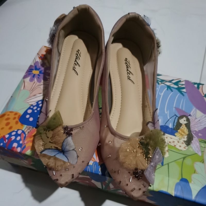 Ittaherl Katnis Maxi Pointy Lilac size 39 Preloved