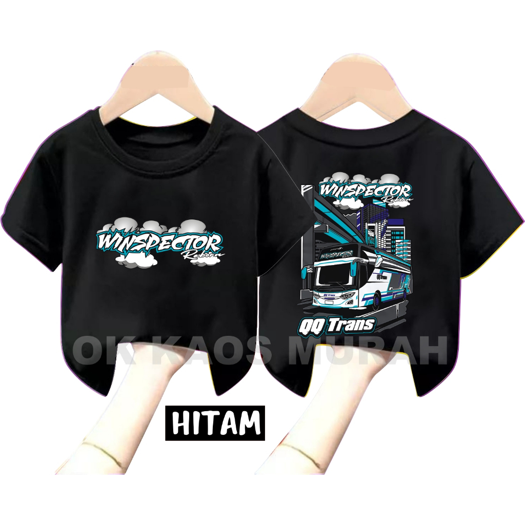 ATASAN ANAK KAOS ANAK WINSPECTOR BUS MANIA KEREN UNISEX
