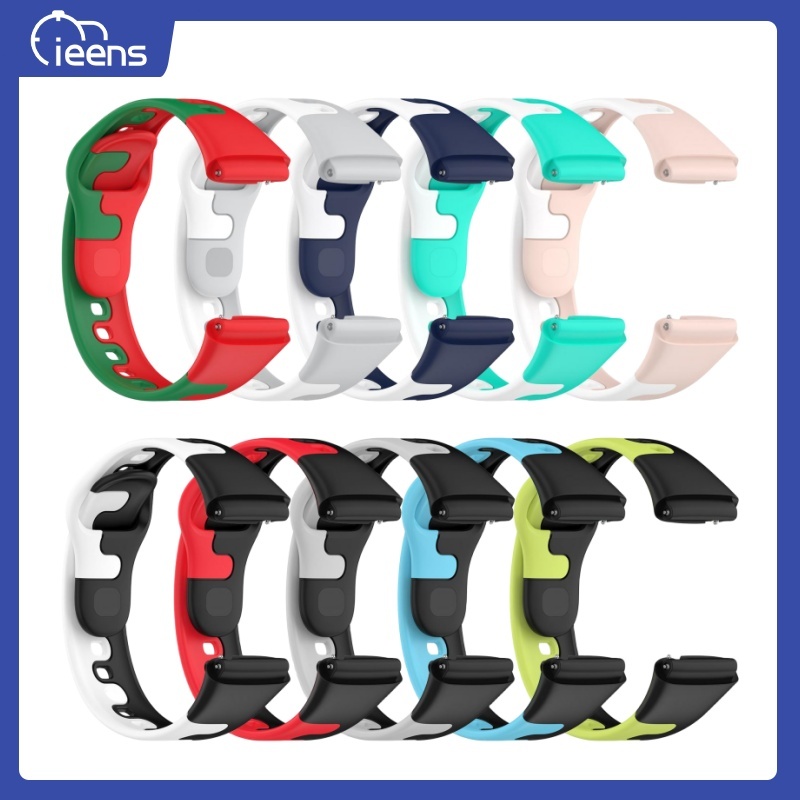 Strap Redmi Watch 3 Active Double Color Tali Pengganti Xiaomi Redmi Smartwatch 3 Active Bahan Silico