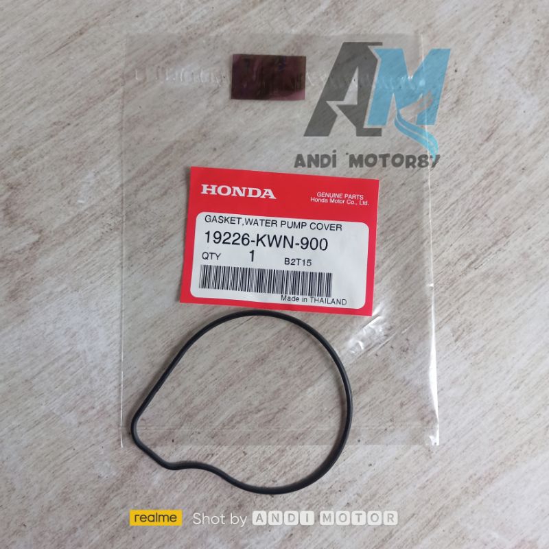 19226-KWN-900 Karet Seal Sil Oring O ring(Gasket Water Pump Cover) Honda PCX 125, PCX 150, PCX Hybri