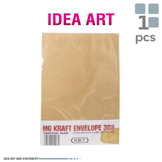 

Amplop Coklat Kiky NO. 308 ( 1 pack isi 10 lembar)