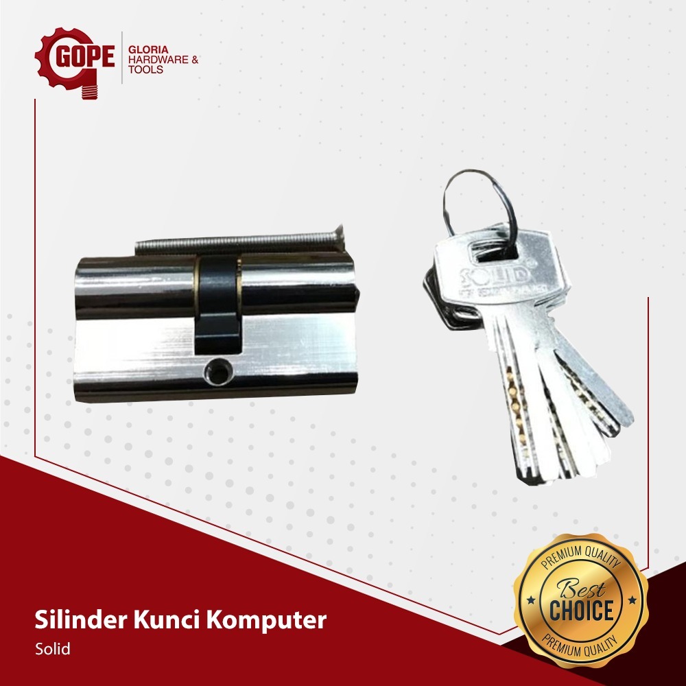 Solid Silinder Kunci Pintu Komputer