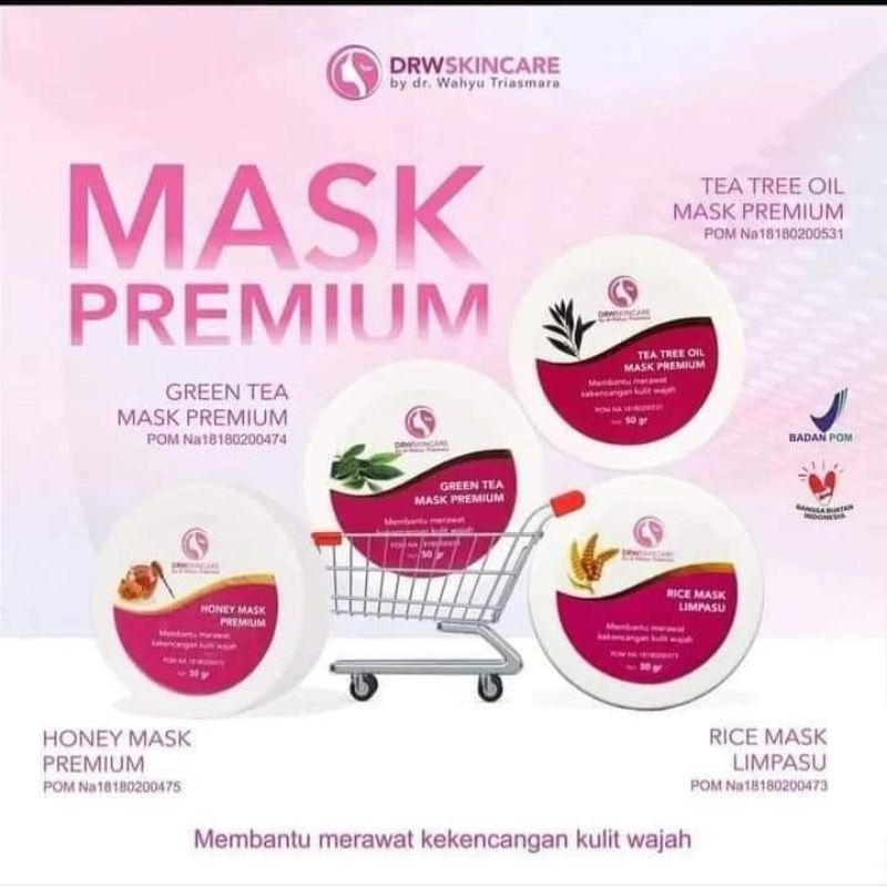 DRW SKINCARE MASKER jerawat flek hitam komedo