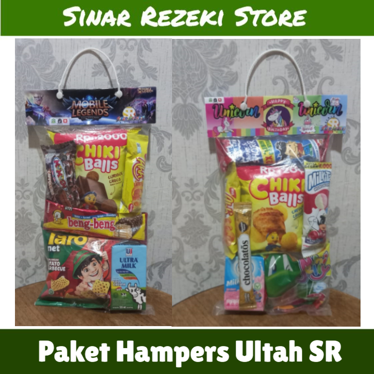 

paket hampers ulang tahun anak / hampers ultah / tentengan ulang tahun