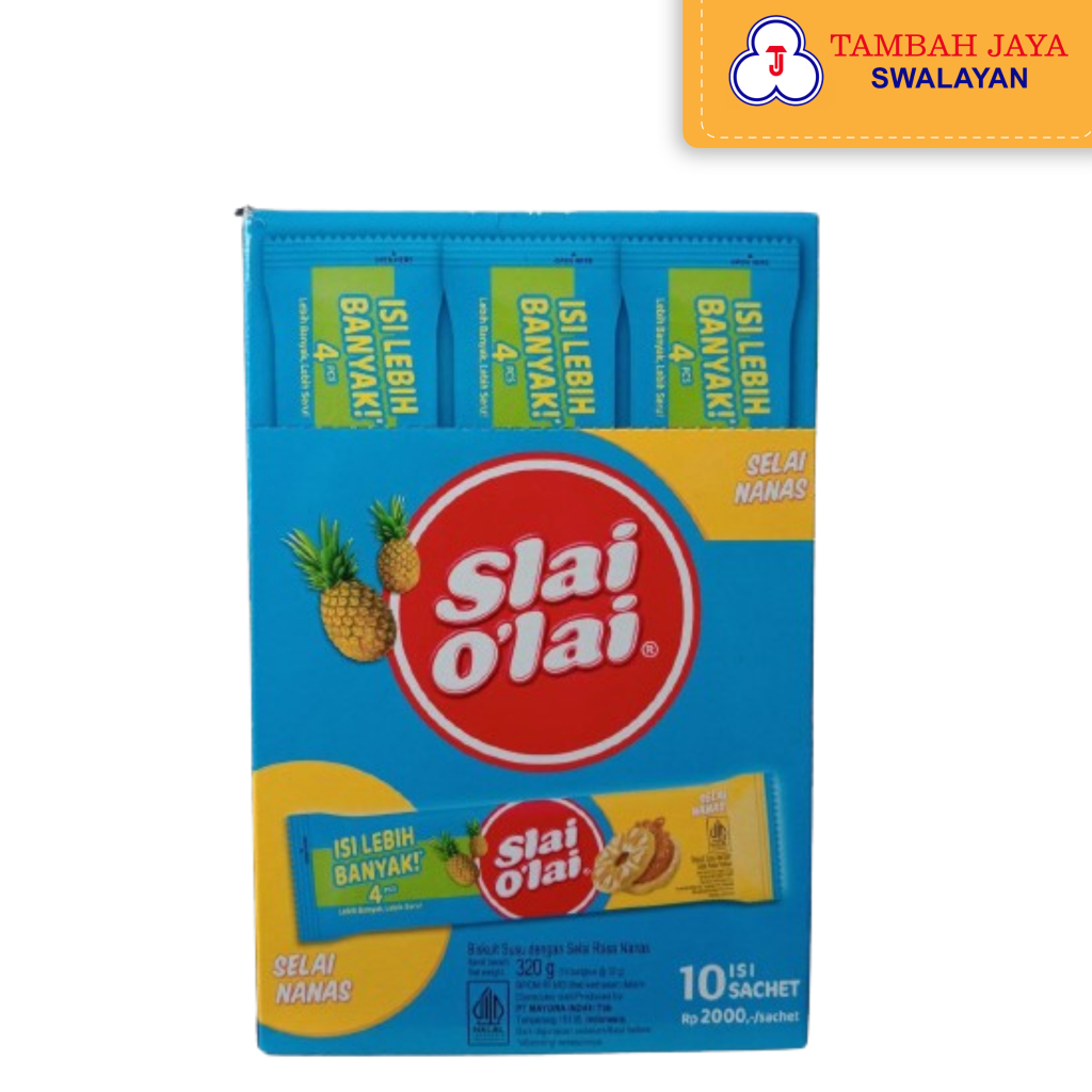 

Slai O'lai Biskuit Selai Rasa Nanas Box 320gr isi 10