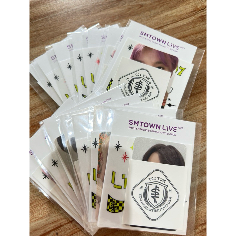 SEALED READY SMCU AR TATTOO STICKER SET NCT 127