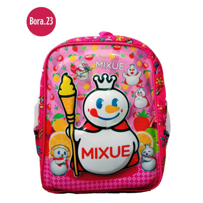 TAS PAUD BERLAMPU KARAKTER 3D RANSEL ANAK SEKOLAH PEREMPUAN