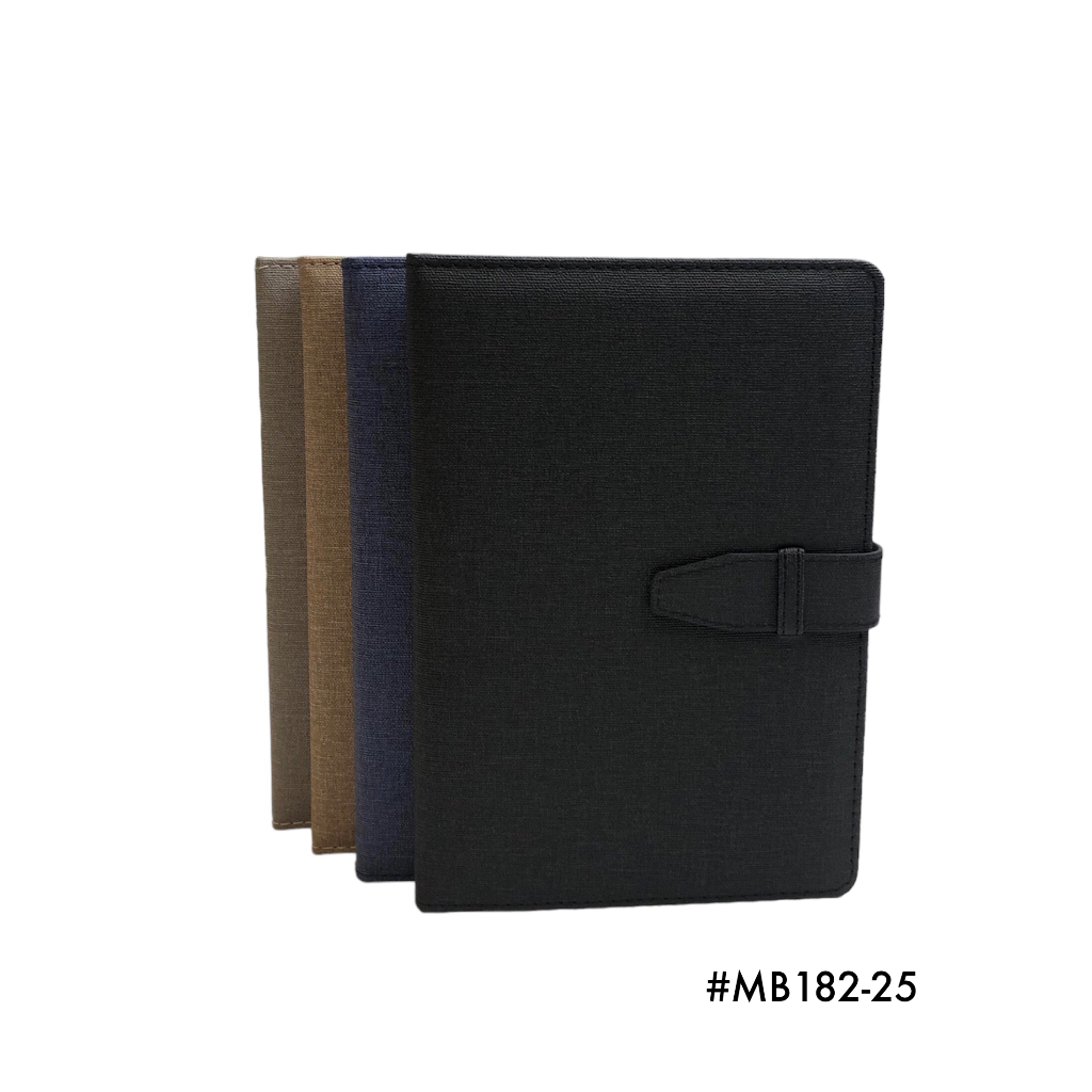 

Business NoteBook Import MB.182-25 Hard Cover Ukuran A5 / Notebook Agenda Bisnis A5 80 gsm- SHSNP