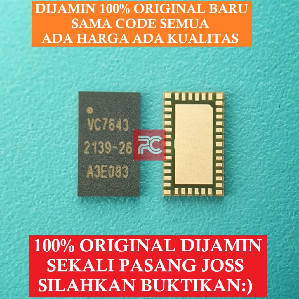 IC PA VC7643-26 Samsung A10S Org Tested VC7643 26