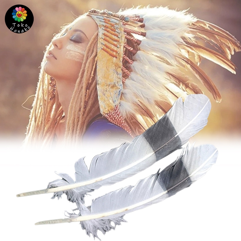 Grosir Murah Bulu Enggang Bulu Dayak Untuk Mandau Asli Bulu Burung Untuk Aksesoris Mandau