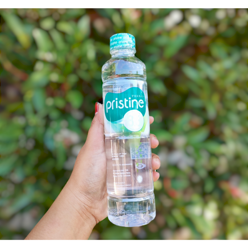 

Air mineral PRISTINE 400ml /botol pH 8.6+