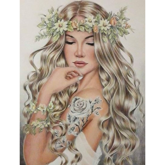 

Coloring Page - Woman Series - Mewarnai Seri Wanita 001