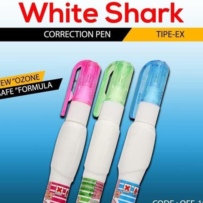 

New Product Tip EX Cair White Shark Quick Dry Correction Pen - O