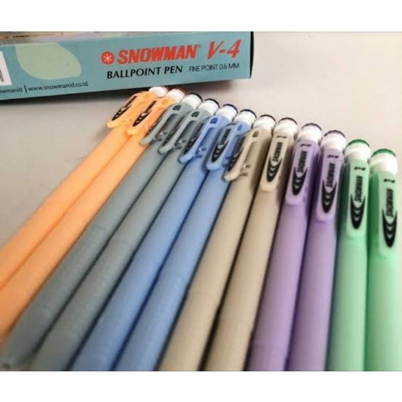 

bolpoin Snowman v-4 hitam 0.6 mm