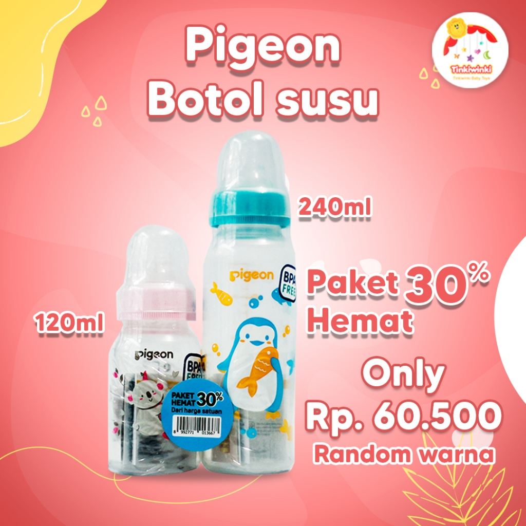 Pigeon paket hemat Botol susu 240&120ml