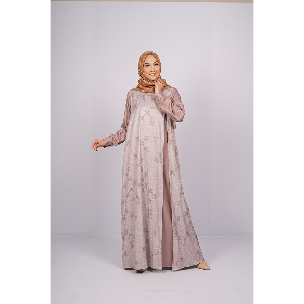 Elzatta Gamis Yara Baju Gamis Elzatta terbaru mewah elegan motif batik
