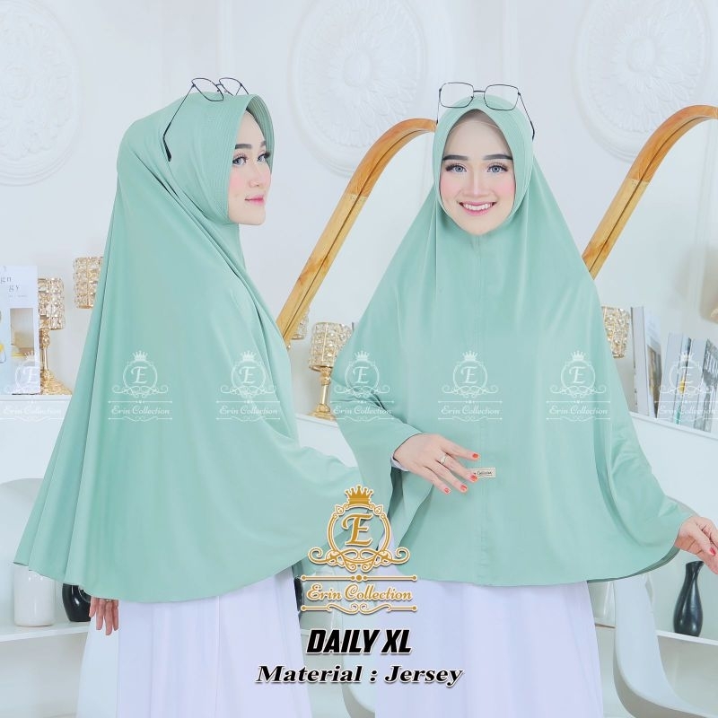 Jilbab Instan Simple Daily XL Ori Erin Collection