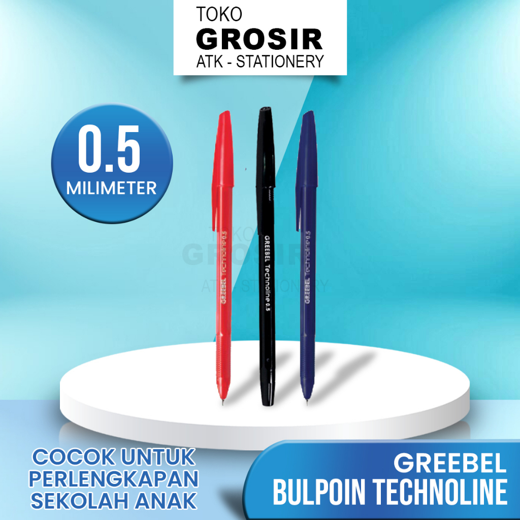 

GREEBEL BALLPEN BALLPOINT TECHNOLINE 0.5 - Foxy Grosir MARKET