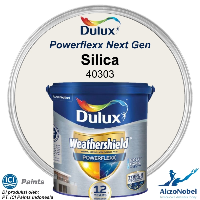 CAT DULUX WEATHERSHIELD POWERFLEXX 20 LT - SILICA 40303