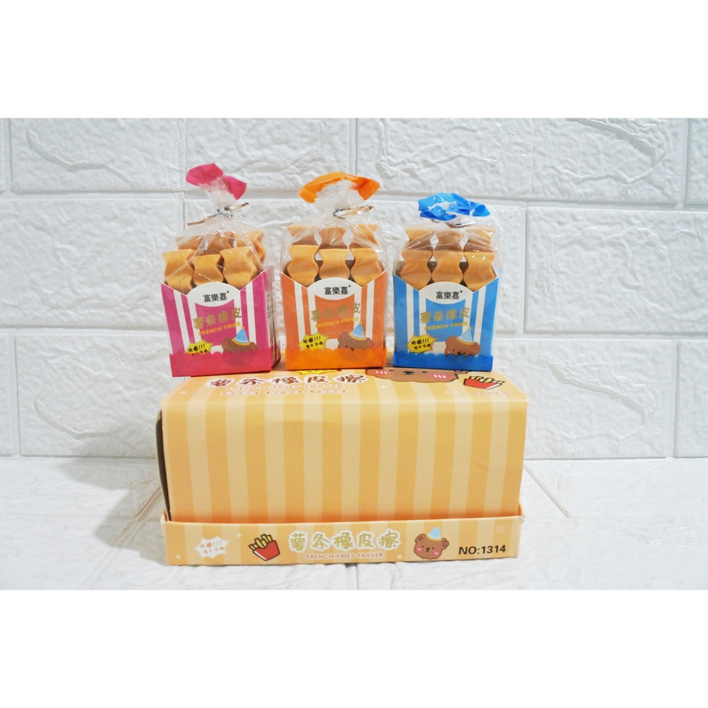 

Penghapus French Fries Pembersih / Setip / Eraser