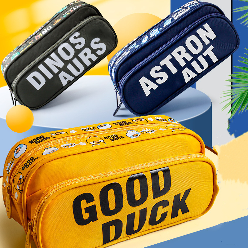 

Pencil box ASTRONAUTS kotak pensil Robots big pencil organizer bag kotak pensil besar muat banyak