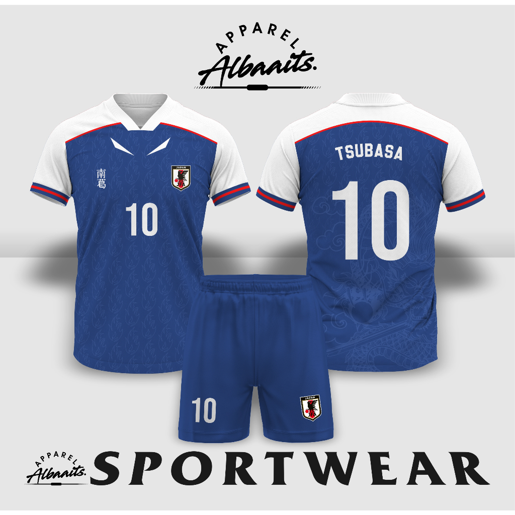 Jersey Futsal dan Jersey Sepakbola ALBAAITS TSUBASA JFA BLUE